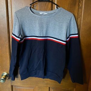 Gray and Navy Long Sleeve